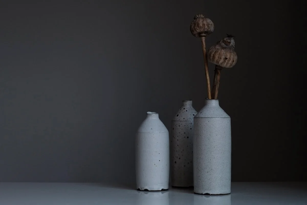 Stoneware Sürahi Vazo